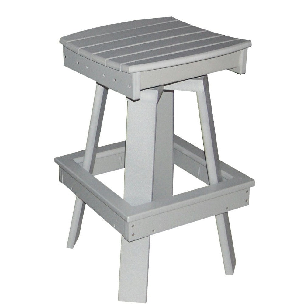 17" Swivel Saddle Bar Chair