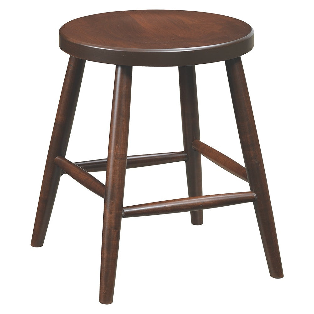 18" Swivel Bar Stool With Plain Legs