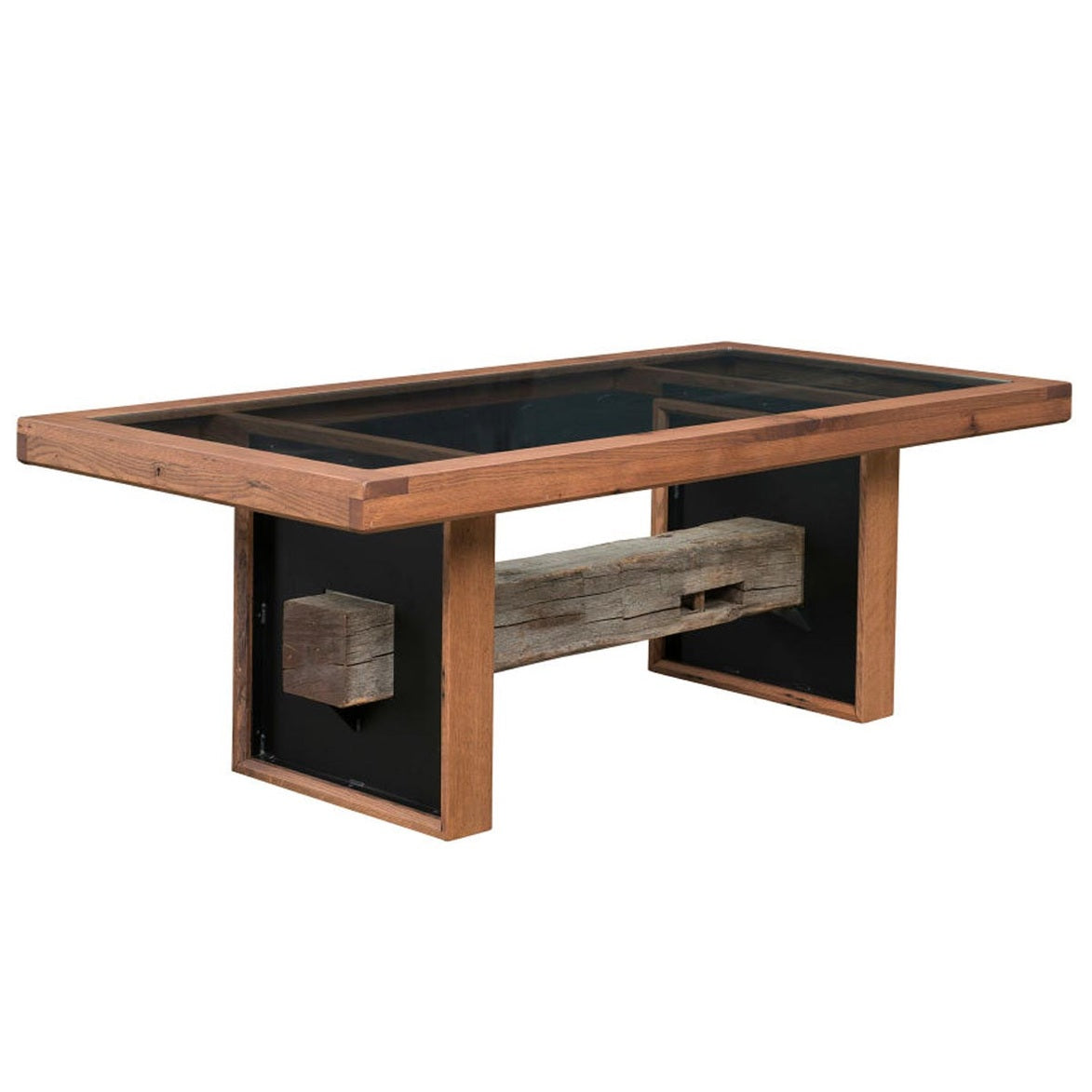 1869 Tempered 1/2" Glass Top Table