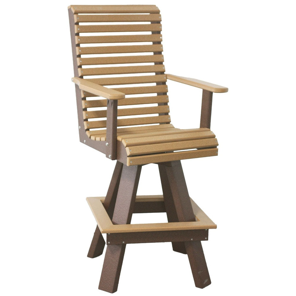 20" Rollback Swivel Bar Chair