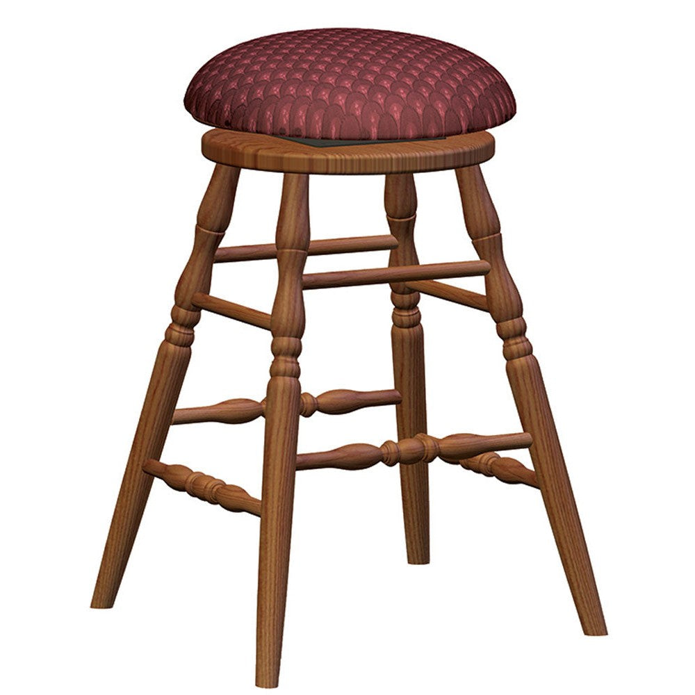 24" Swivel Bar Stool with Fabric