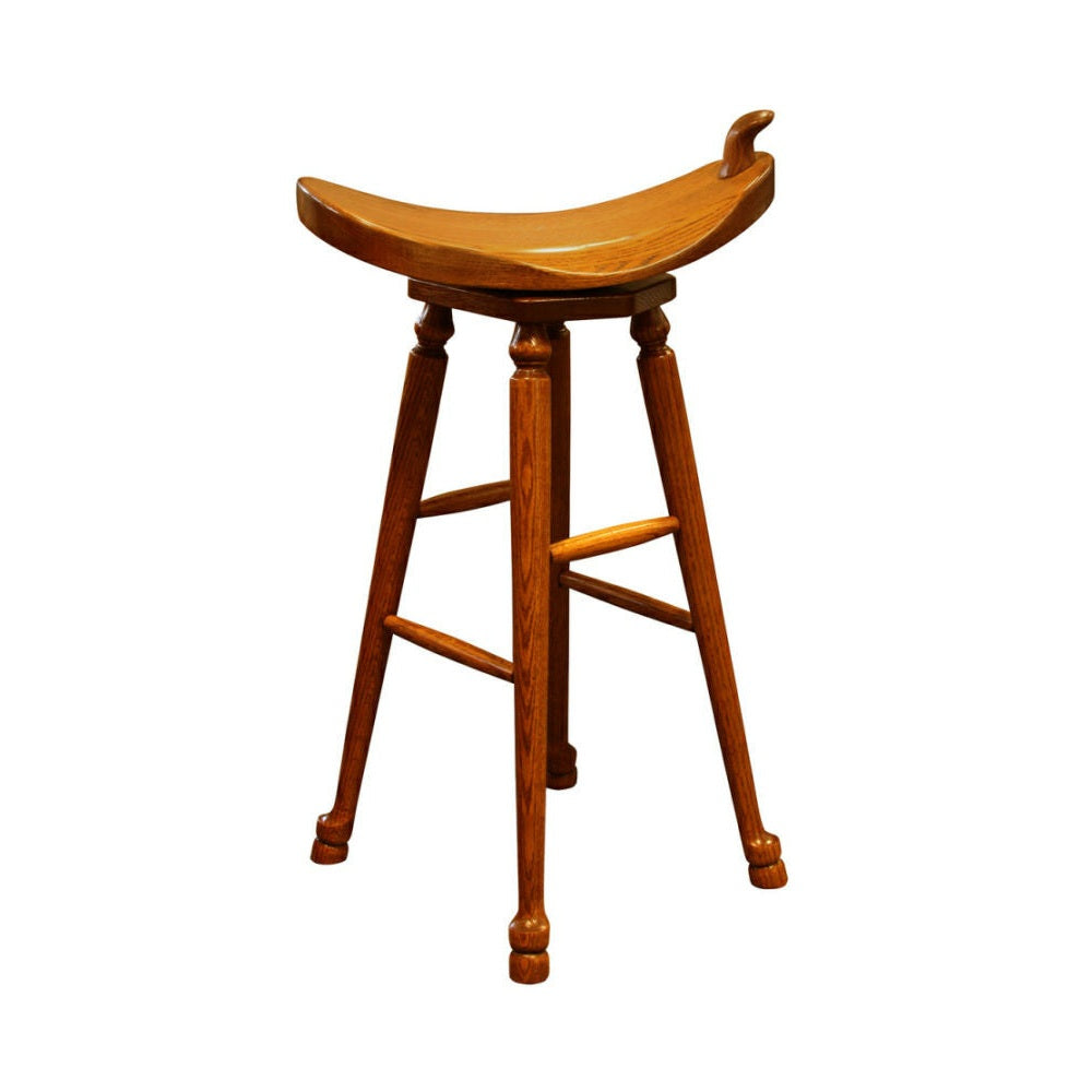 24" Swivel Western Saddle bar Stool