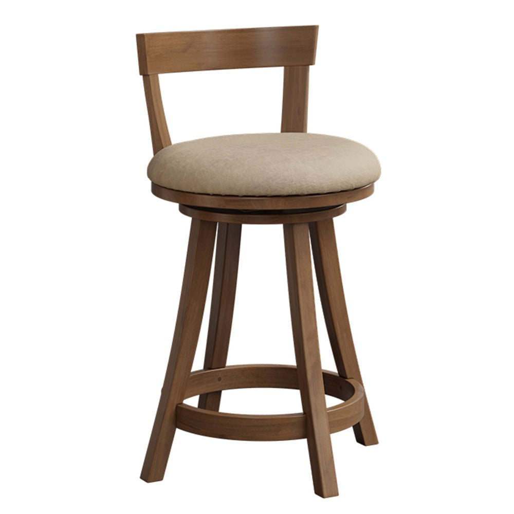 24" Turnstone Swivel With Back And Fabric Seat