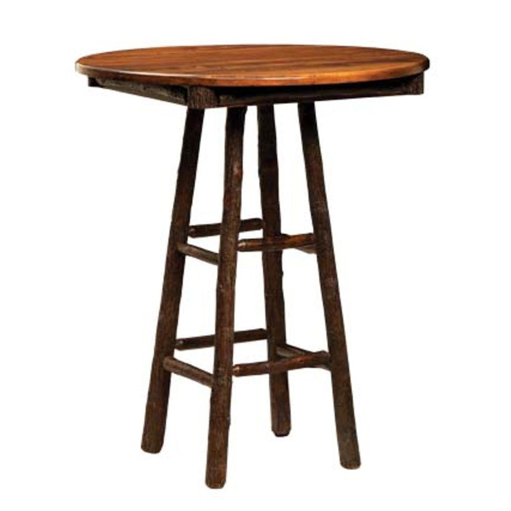 36" Round Pub Table With Windmill Base