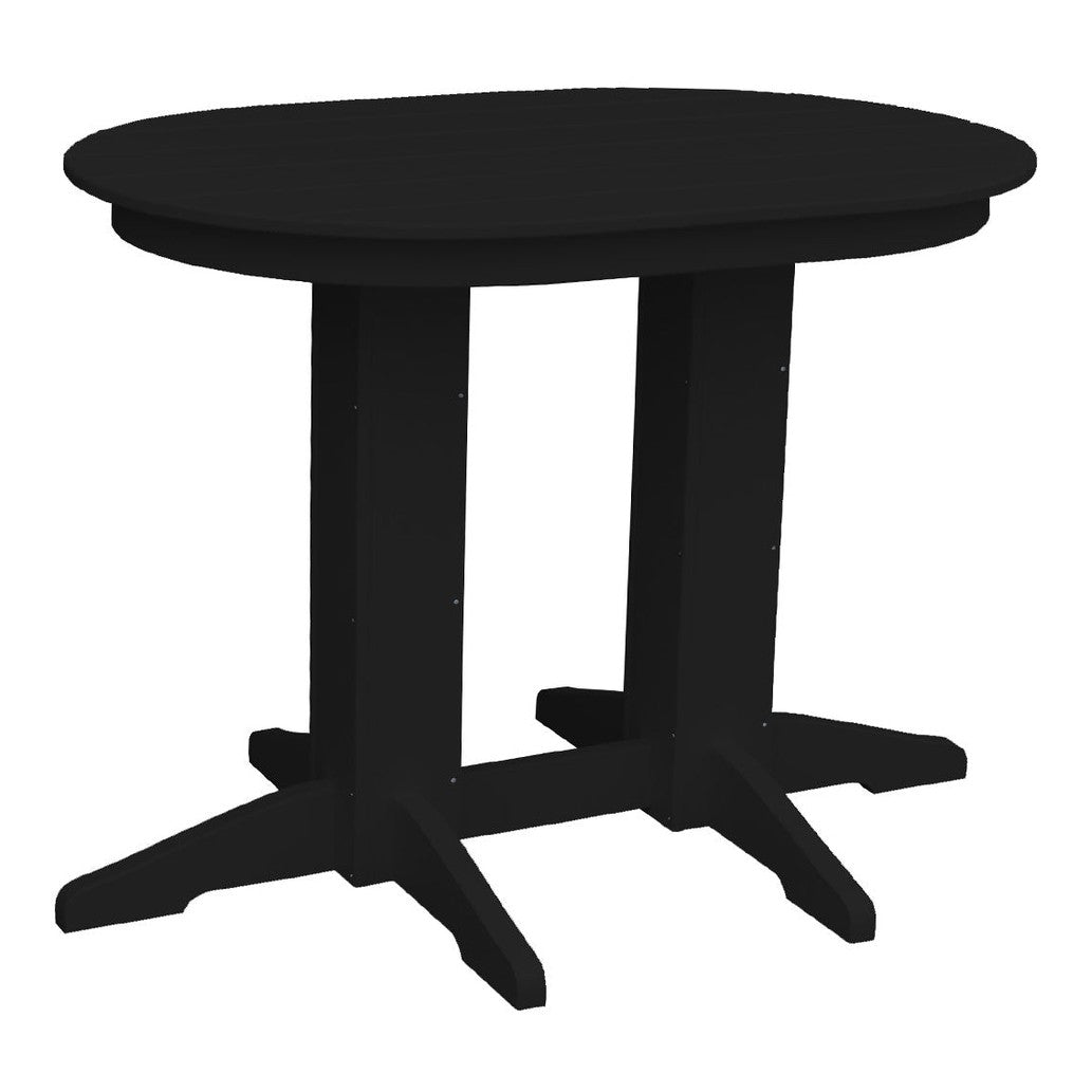 4' Oval Counter Height Table