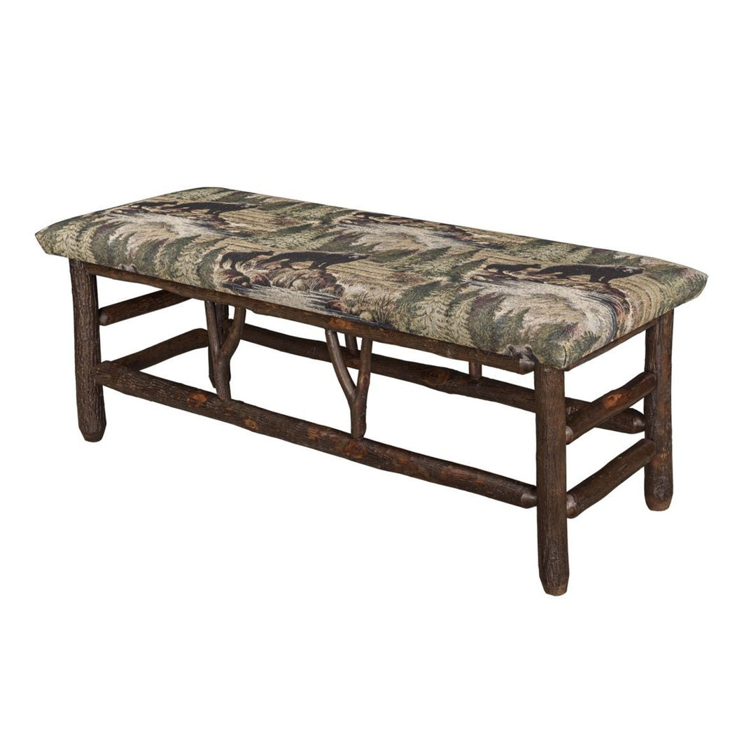 48" Bench With Fabric Seat