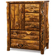 5 Drawer 1 Door Armoire - Aspen Walnut
