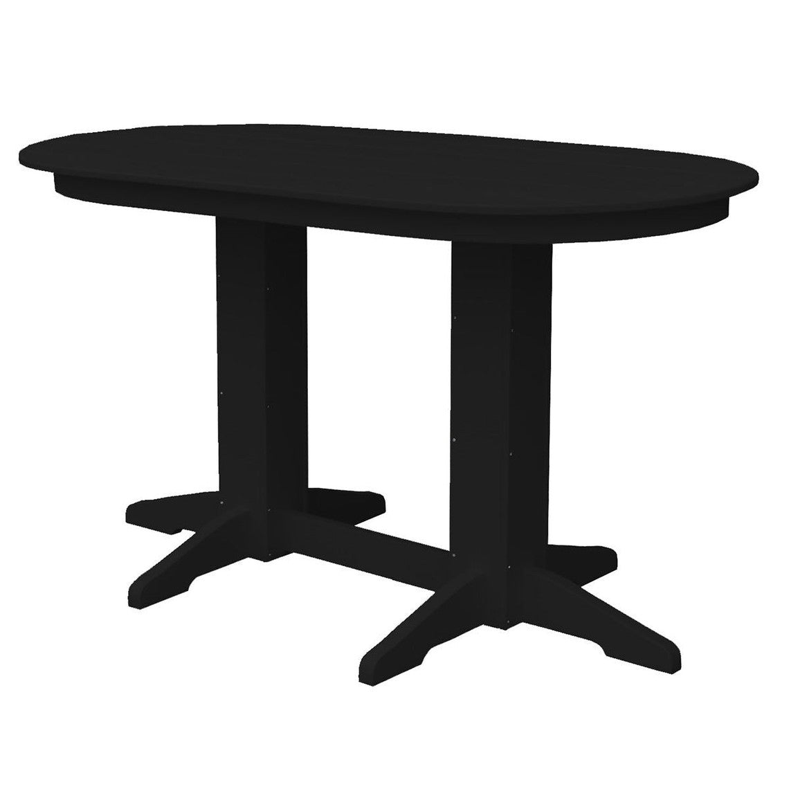 5' Oval Counter Height Table