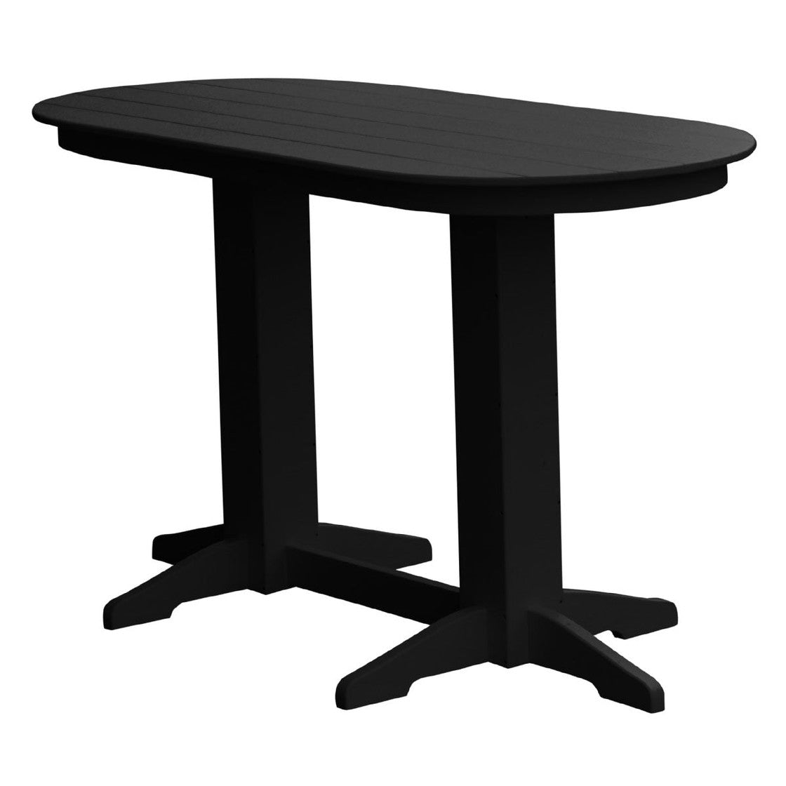 6' Oval Bar Height Table