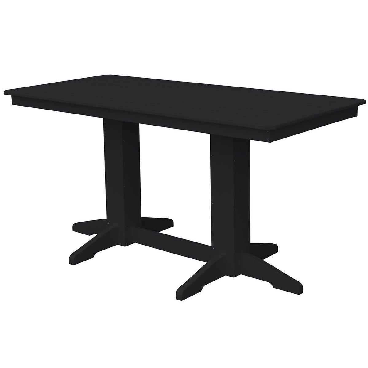 6' Rectangle Counter Height Table