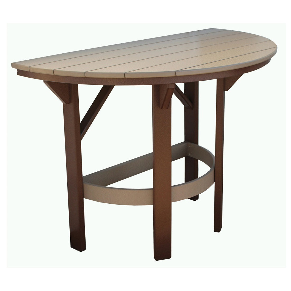 60" Half Round Bar Table