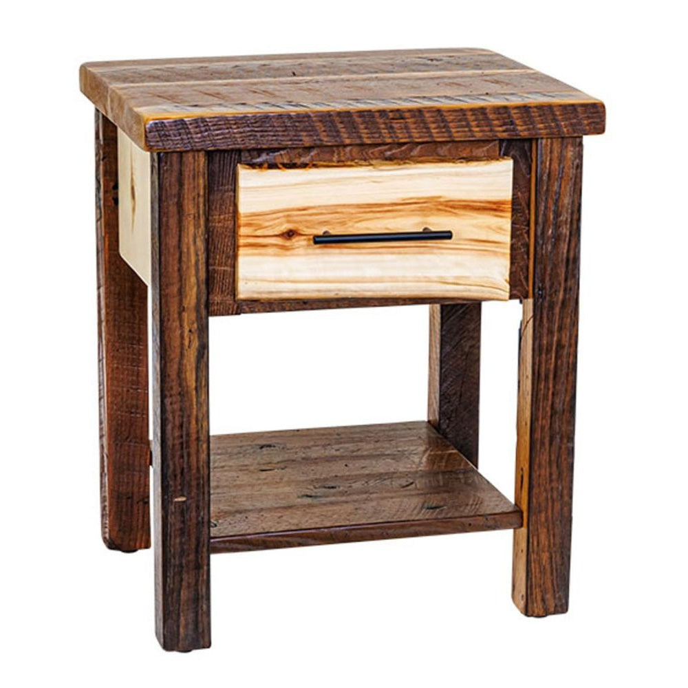 Aspen/Barnwood 1 Drawer Night Stand