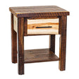 Aspen/Barnwood 1 Drawer Night Stand