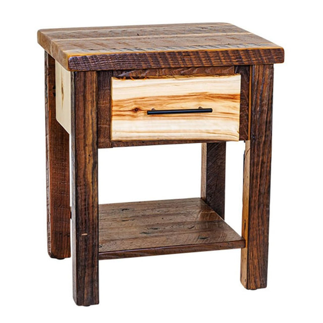 Aspen/Barnwood 1 Drawer Night Stand