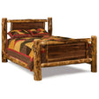 Aspen Walnut Panel Bed