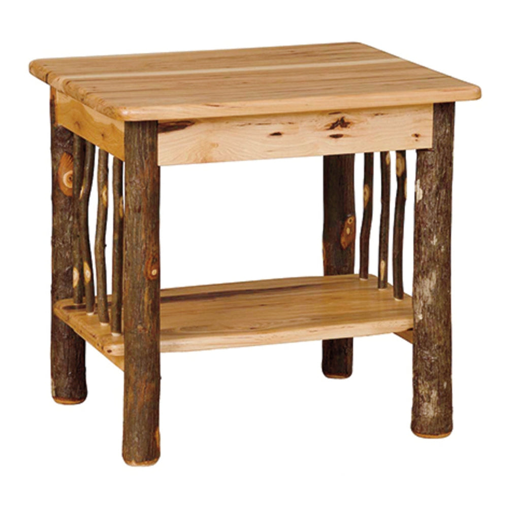 End Table with Spindles