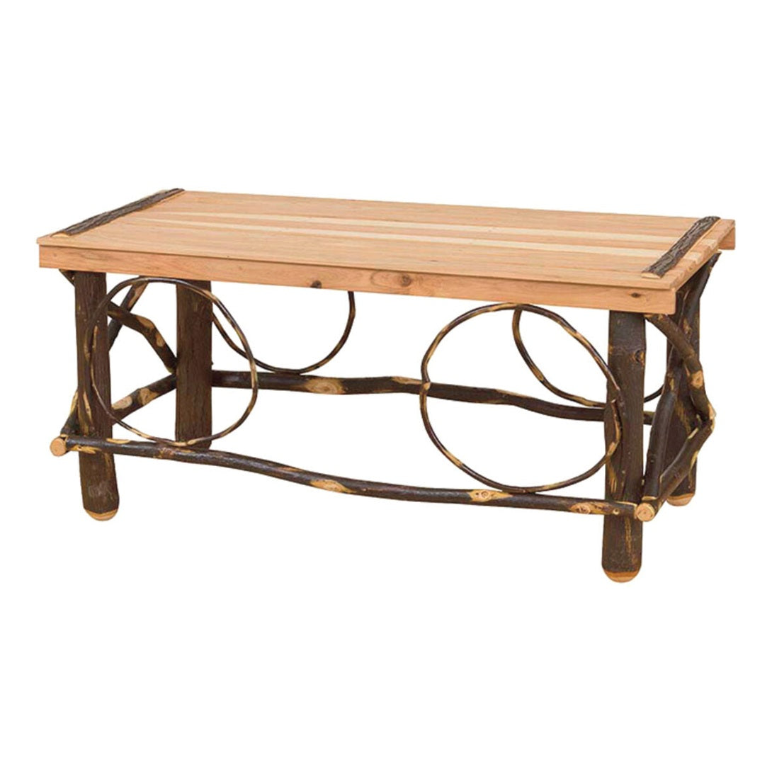 Slat Top Coffee Table