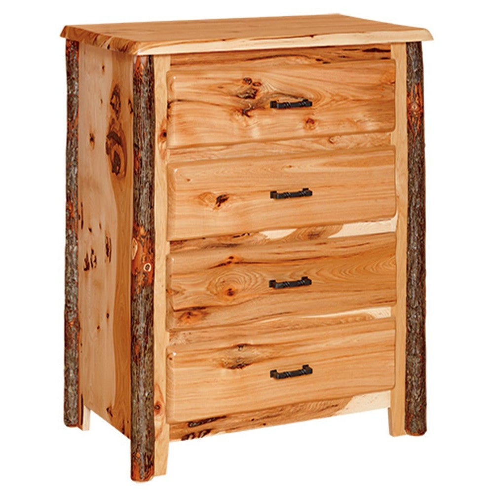 4 Drawer Chest Wavy Edge