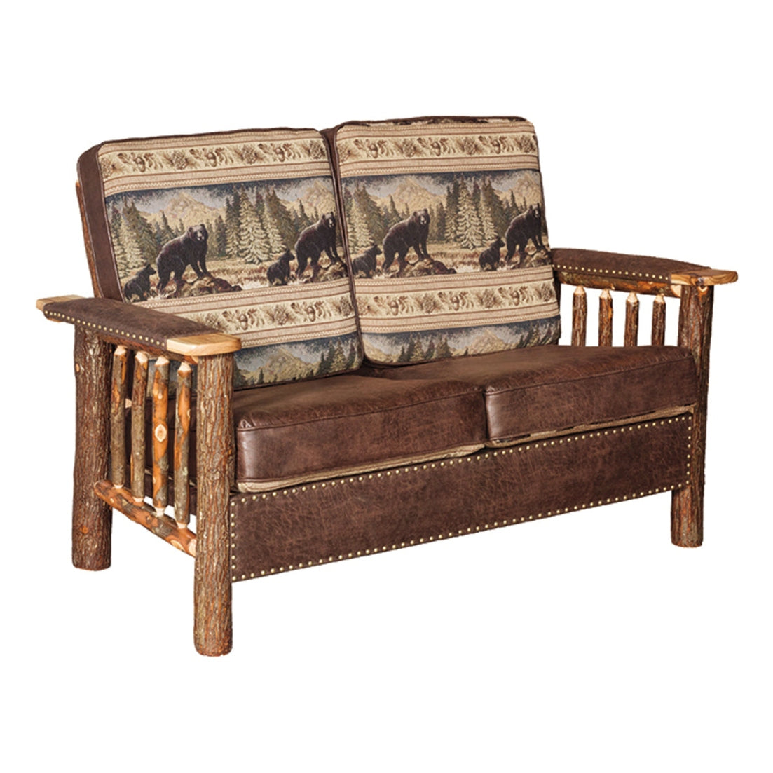 Love Seat with Padded Arms