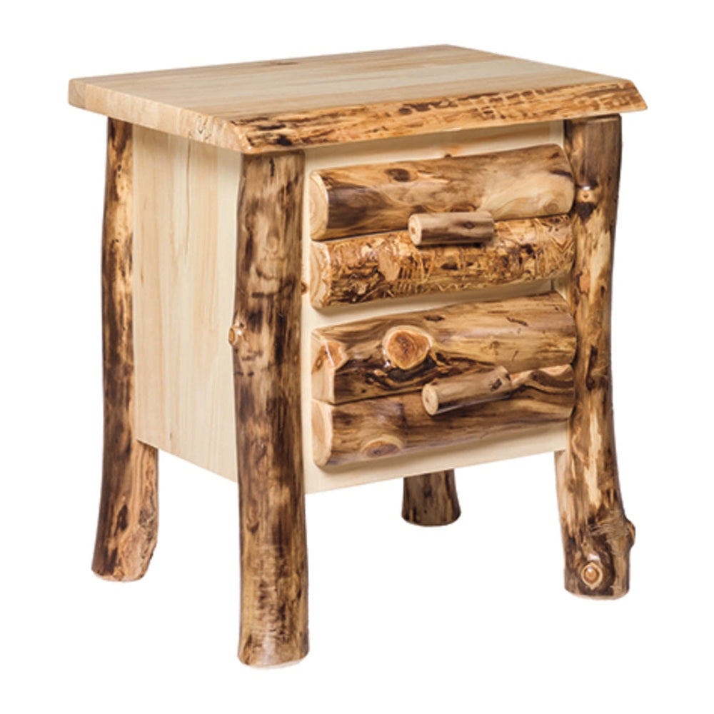 Colorado Aspen 2 Drawer Nightstand