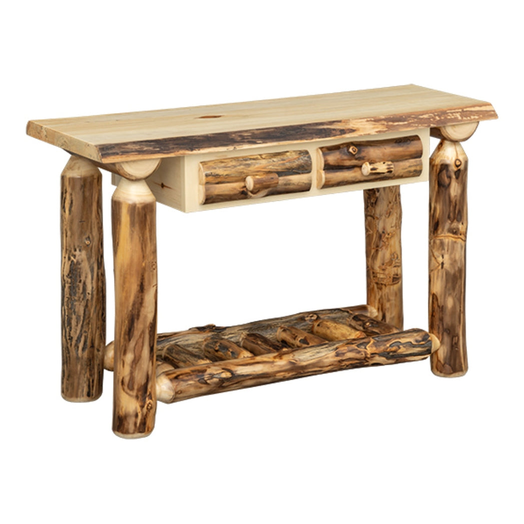 Colorado Aspen 2 Drawer Sofa Table
