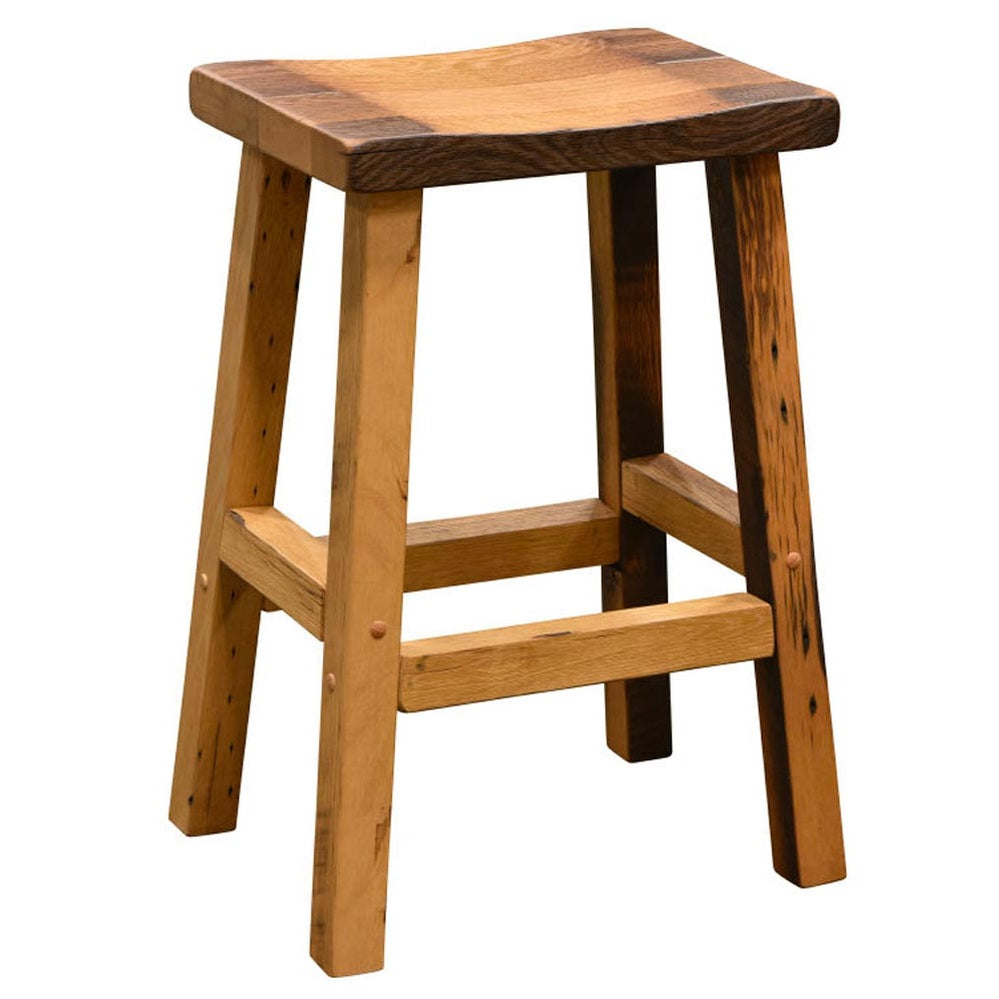 Bar Stool with Scooped Seat