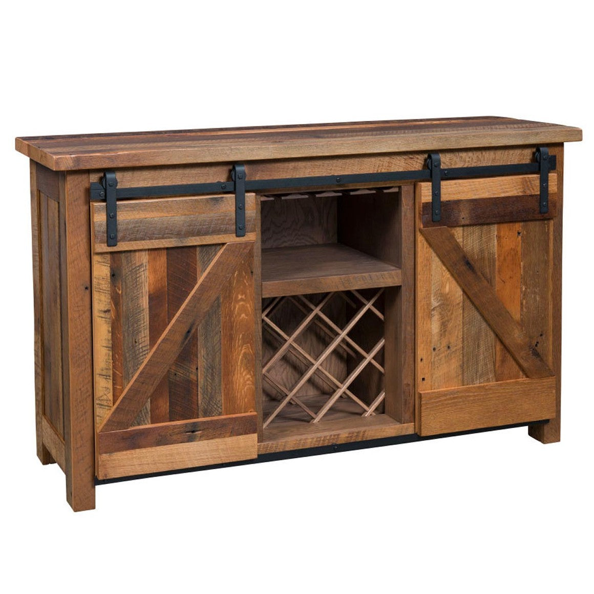Barn Door Wine Server