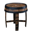 Barrel Top End Table
