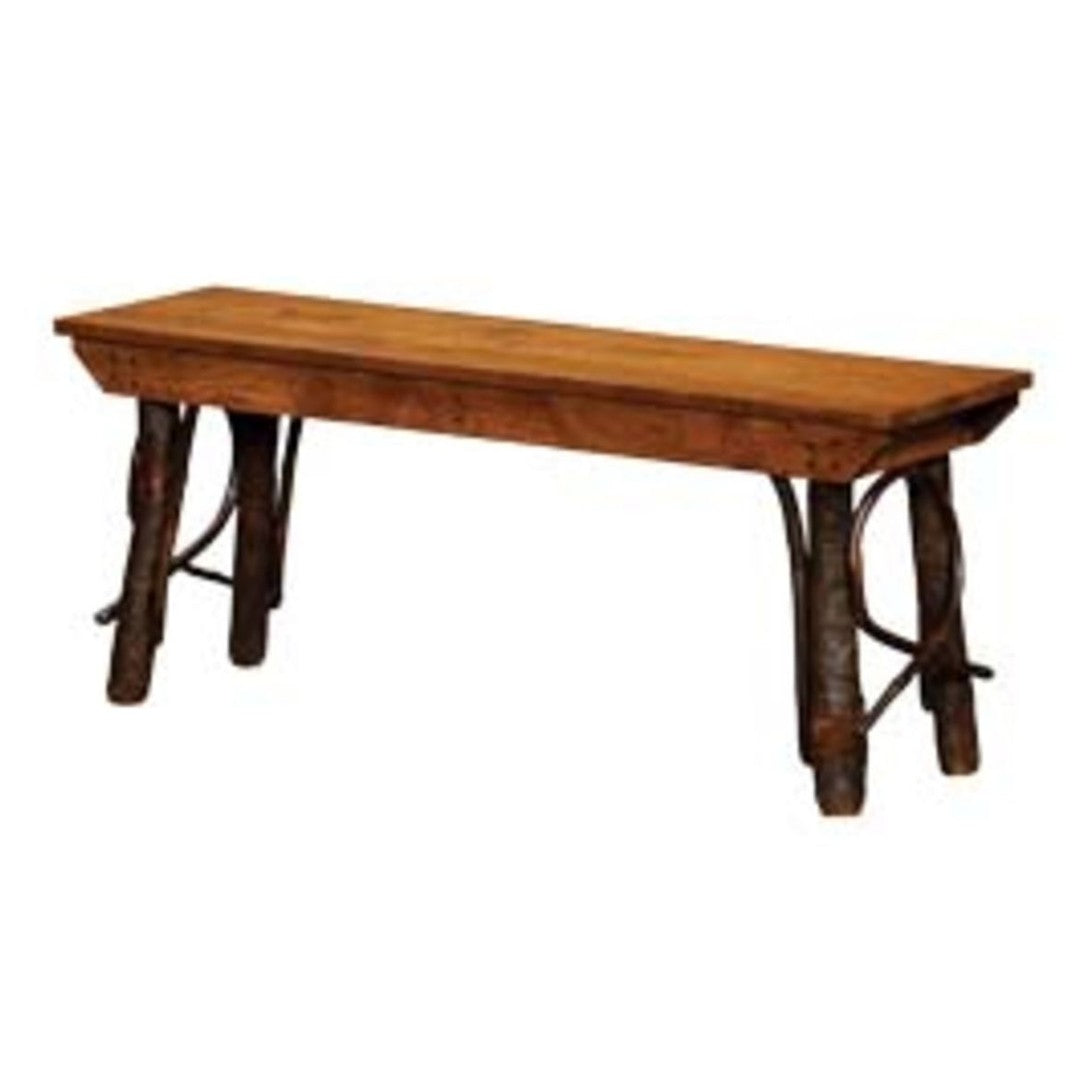 Bench With Solid Wood Seat