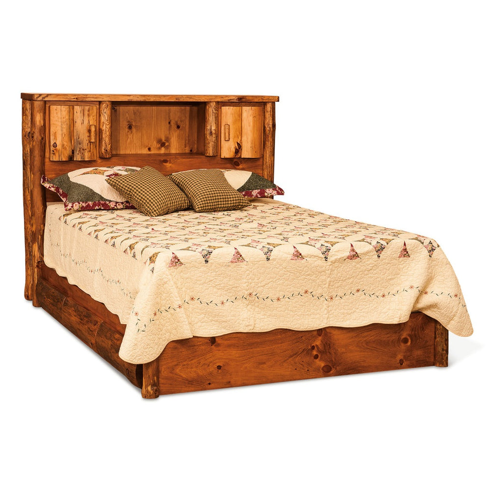 Bookcase Bed - Rustic Pine
