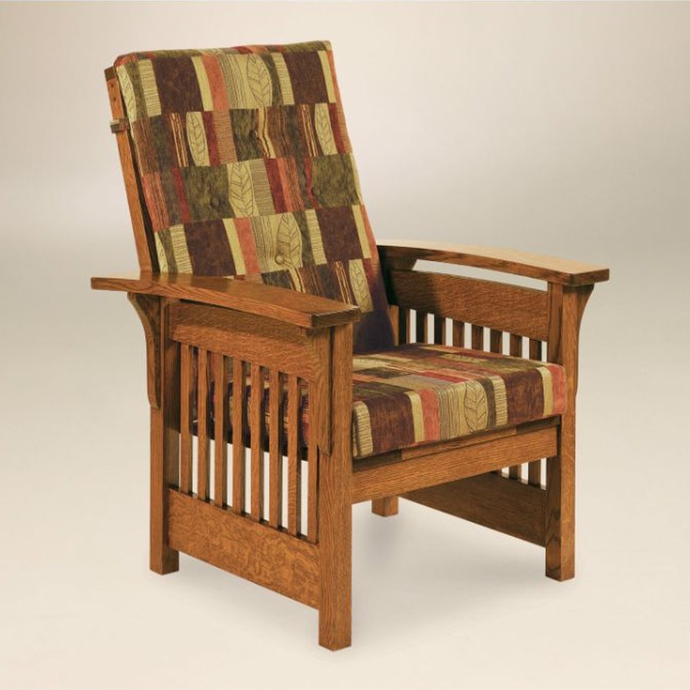 Bow Arm Slat Chair