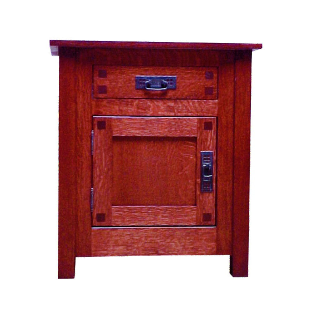 Century Mission 1 Drawer Nightstand