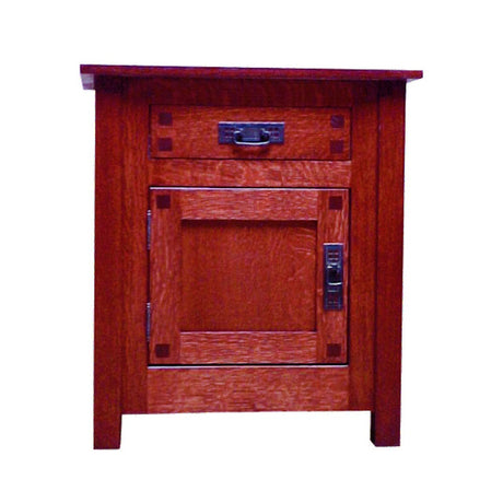 Century Mission 1 Drawer Nightstand