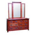 Century Mission Dresser With Mirror