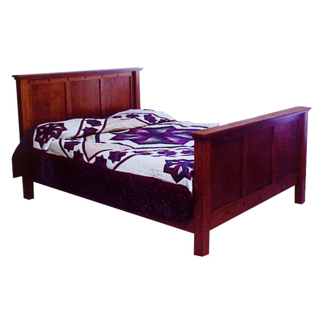 Century Mission Panel Bed