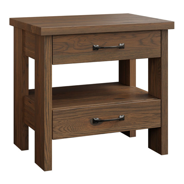 Cheyenne 2 Drawer Nightstand with Open Shelf