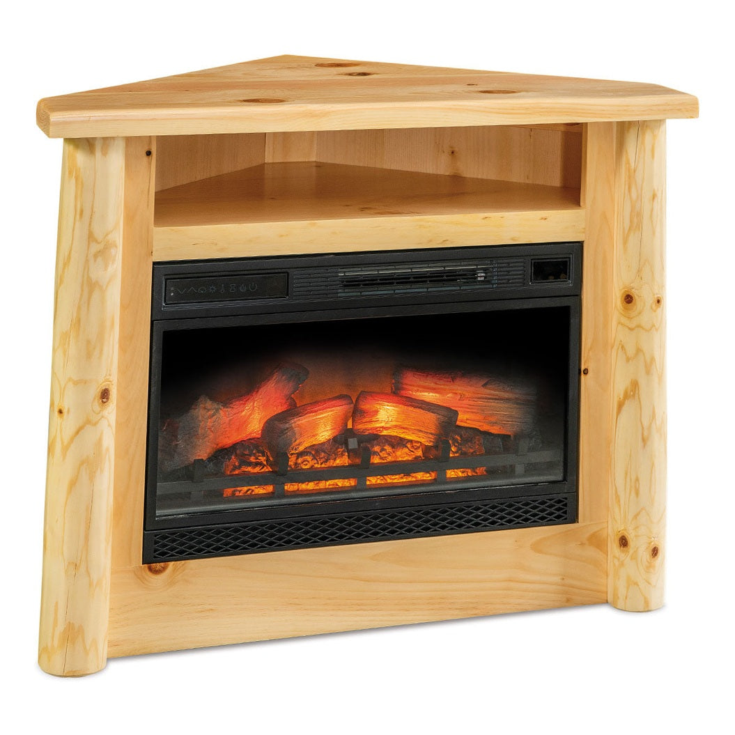 Corner Fireplace with Opening