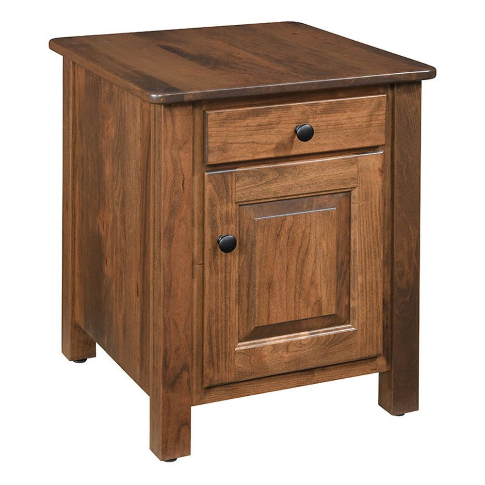 Country Enclosed End Table
