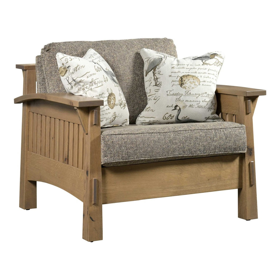 Country Mission Chair With Reversible Cushions