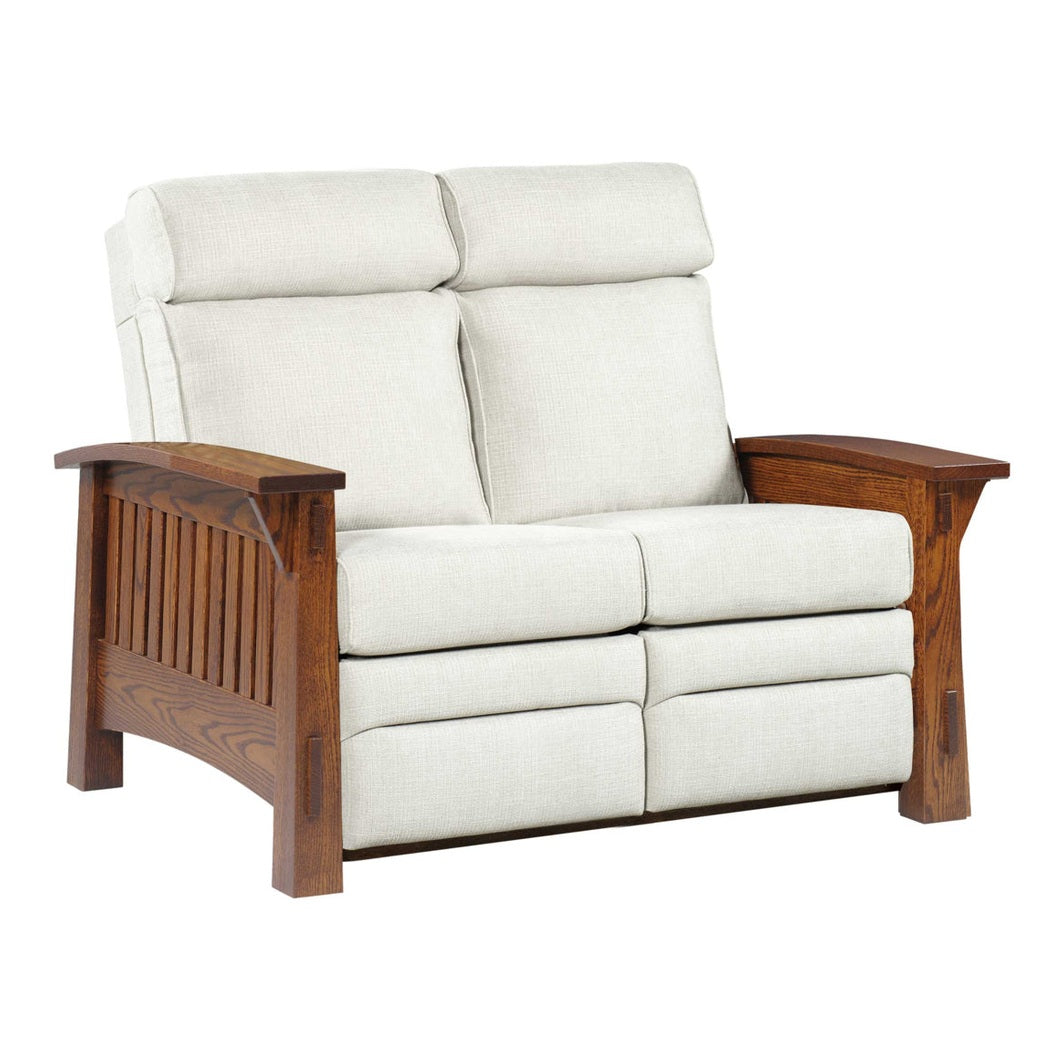 Country Mission Recliner Love Seat