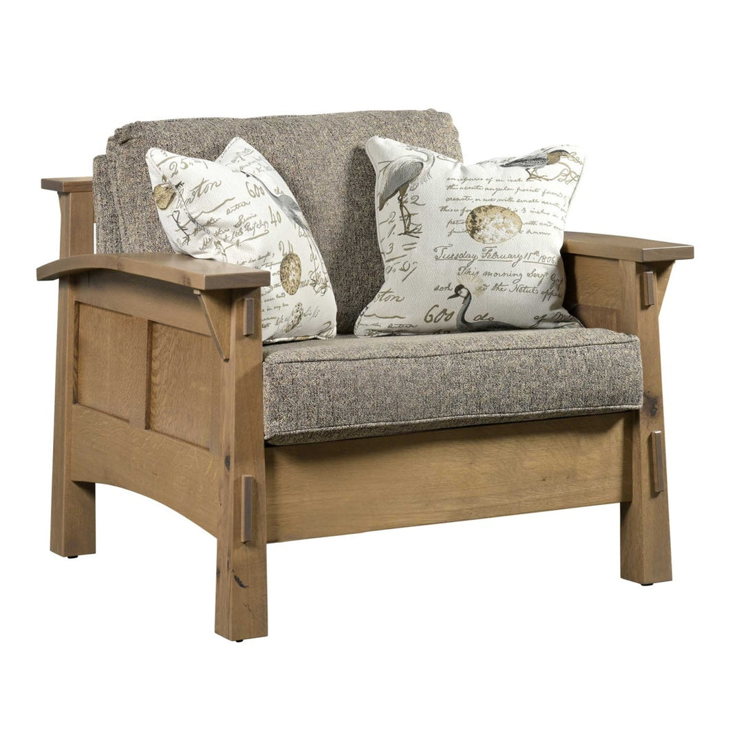 Country Shaker Chair With Reversible Cushions
