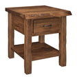 Cross Lake Live Edge 1 Drawer Night Stand