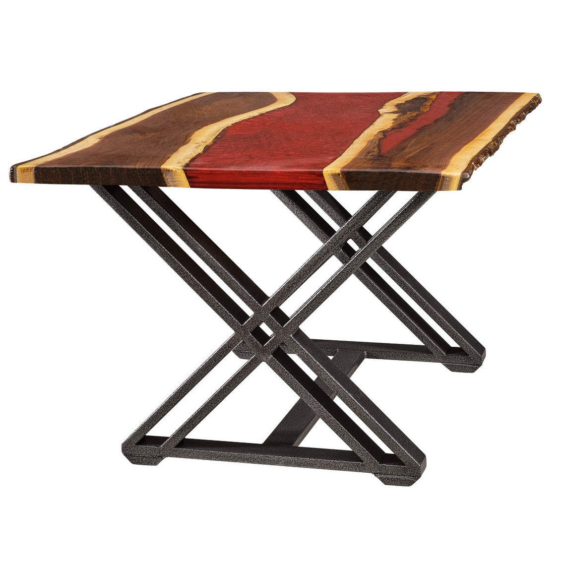 Double X Deluxe Base End Table