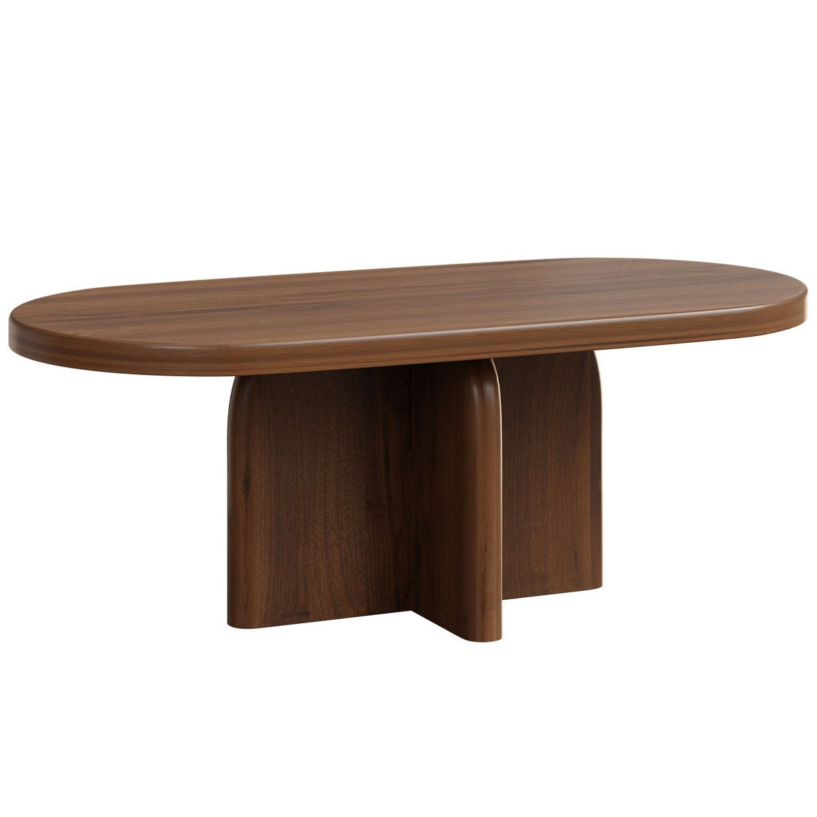Durham Coffee Table Single Pedestal