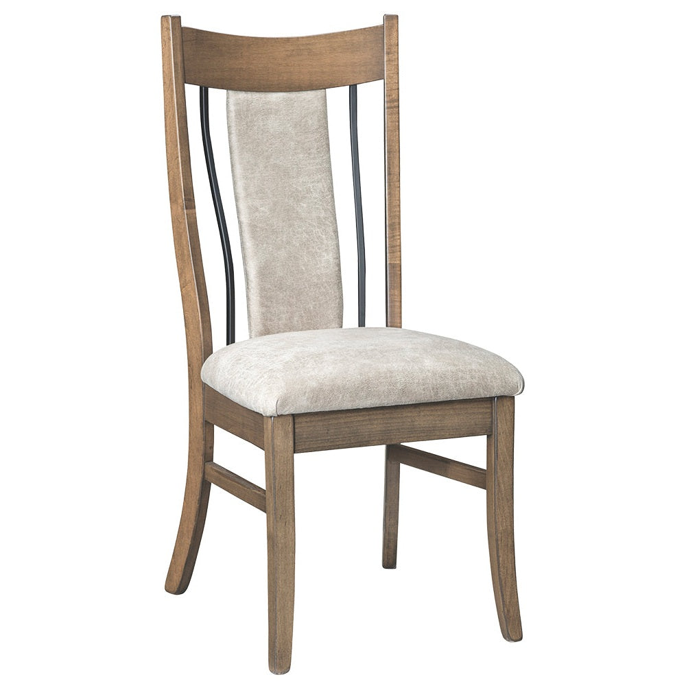 Eagle Fabric Chair With Wrought Iron