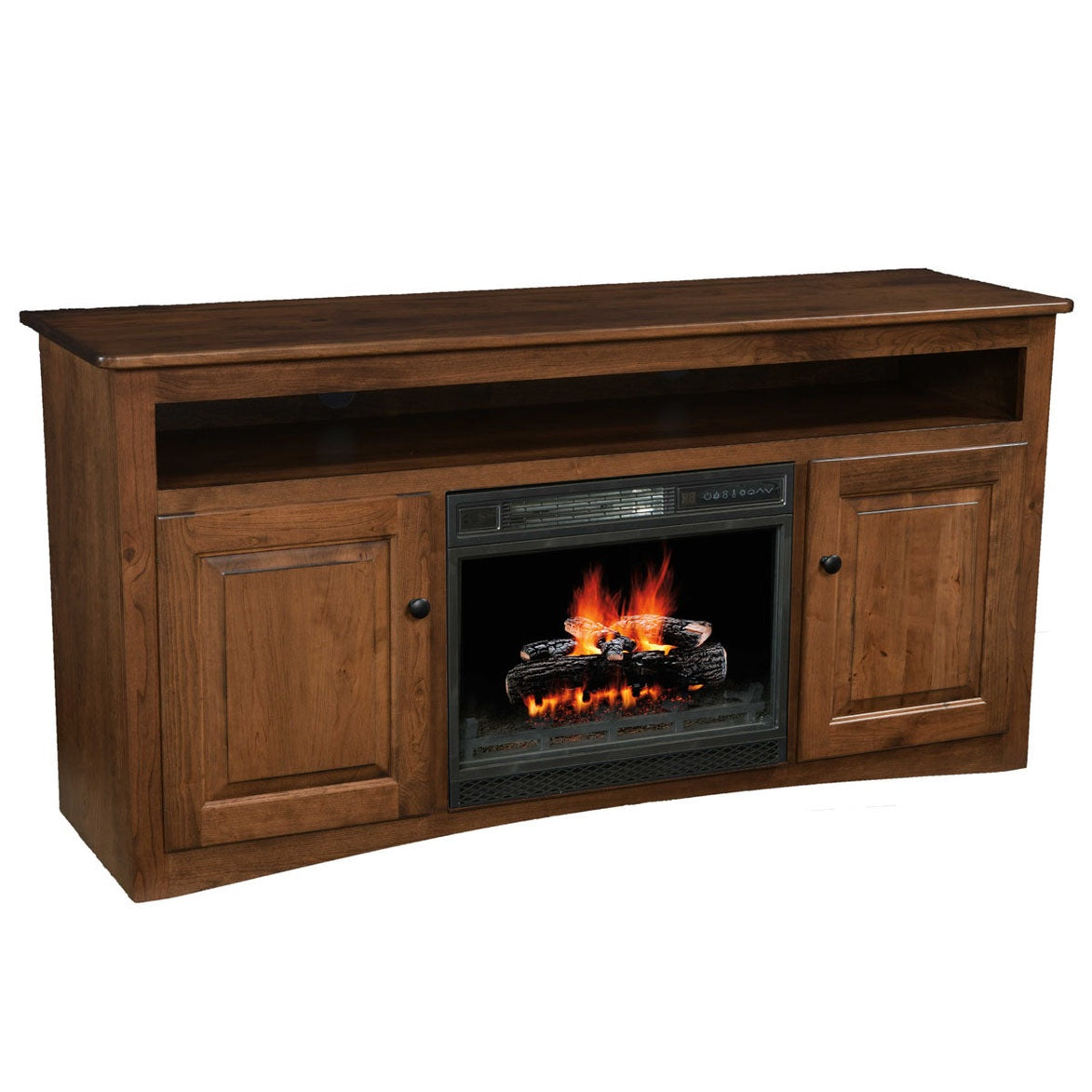 Economy TV Stand with Fireplace