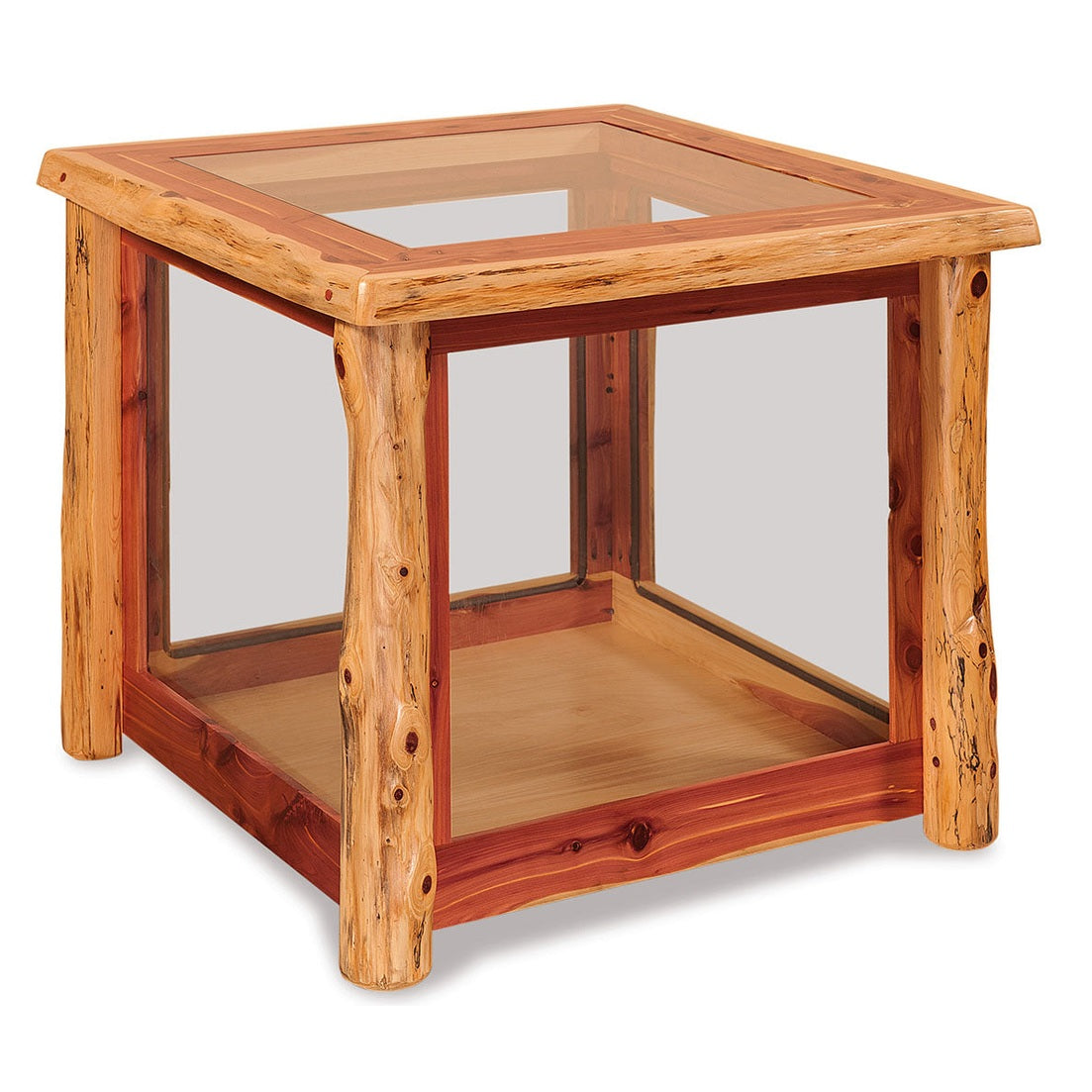 End Table with Glass