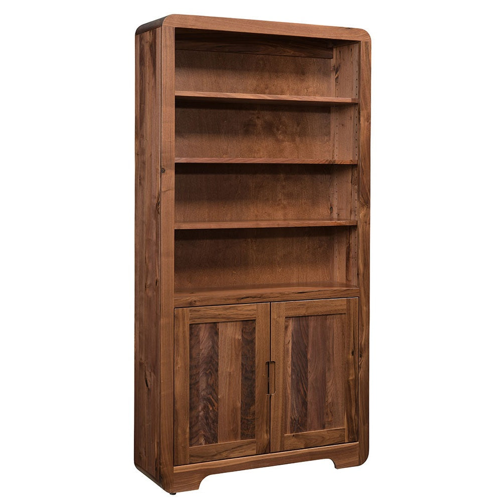 Europa Bookcase With Doors - 36"W