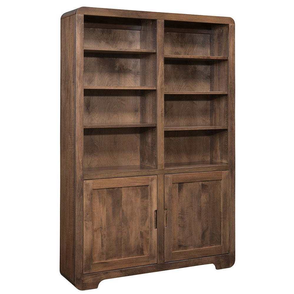 Europa Bookcase With Doors - 48"W