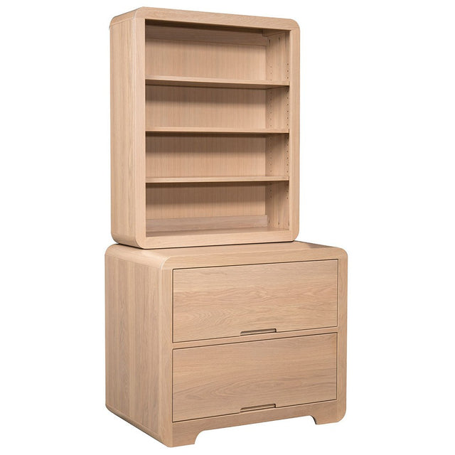 Europa Lateral File Cabinet With Bookcase Top
